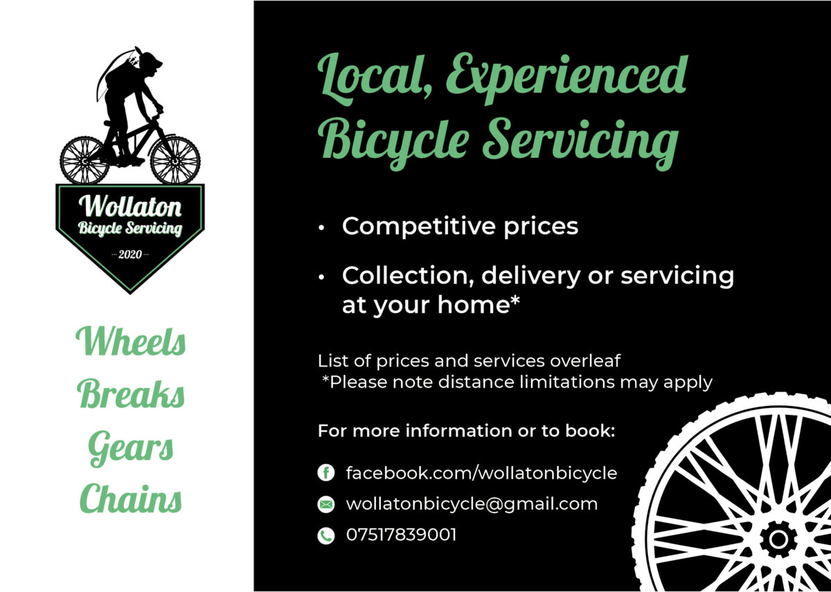 Wollaton Bicycle Servicing A5 Leaflet V2