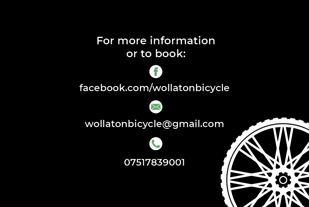 Wollaton Bicycle Servicing Business Card v22