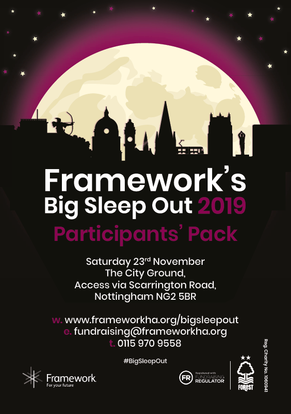 Framework Big Sleep Out Participants Pack 2019