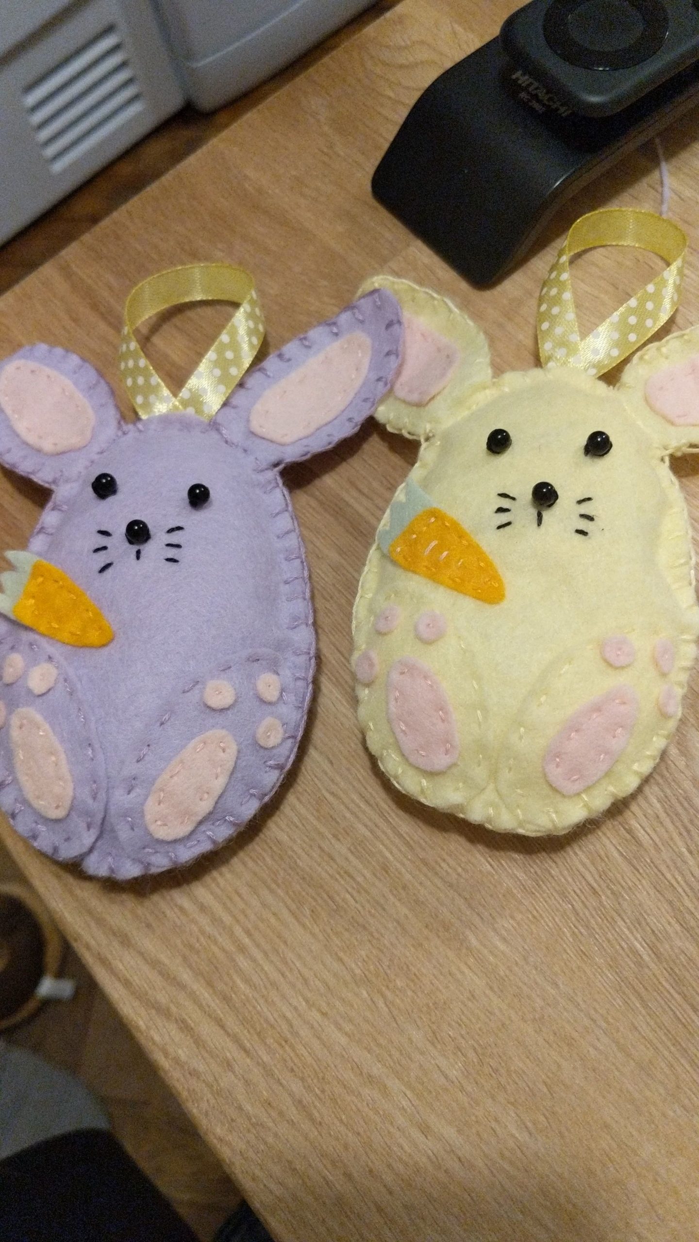 Easter Bunny Felt Decorations