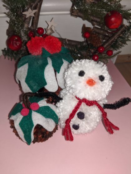 Christmas Pom Pom Characters